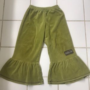Matilda Jane velvet ruffle pants